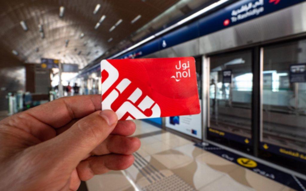 The RTA Red Nol card in Dubai